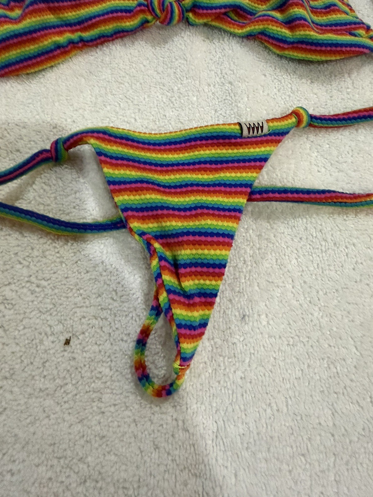 Wicked Weasel Rainbow Medium Bikini String Back C… - image 4