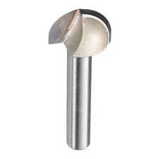 Router Bit Core Box 1/4 Shank 5/8 Inch Cutting Dia 1Flutes Tungsten Steel