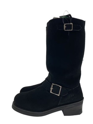 Getta Grip Engineer Boots Uk4 Blk Suede Bvl8810Gg Frl60