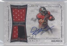 2014 Museum Collection Signature Swatches Dual Relics 64/75 Doug Martin Auto 0s5