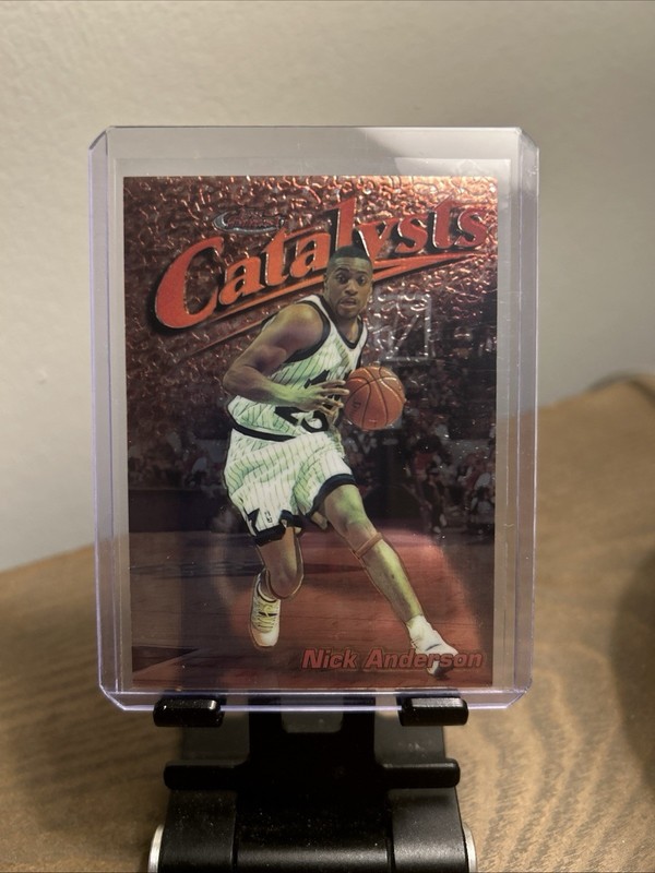 Nick Anderson CATALYSTS Insert 1997-98 Topps Finest #8 MAGIC Basketball