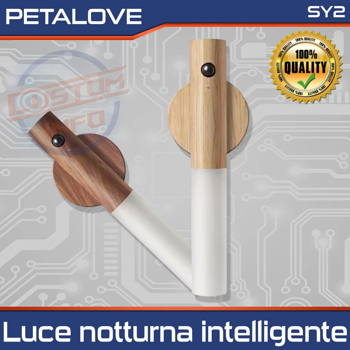 Lámpara LED recargable | Sensor de movimiento, base magnética, diseño de...