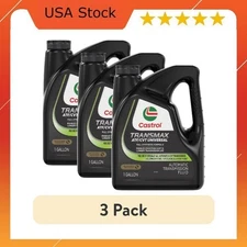 (3 pack) Castrol Transmax ATF/CVT Universal Automatic Transmission Fluid