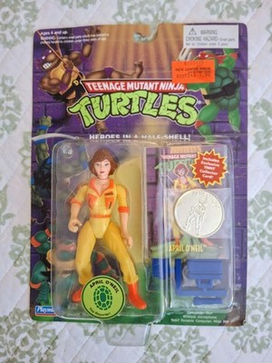 Playmates TMNT April O'Neil Action Figure Carded w/ Accessories 1994 Vintage