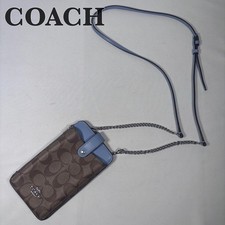 COACH Shoulder Bag Smartphone Shoulder Signature