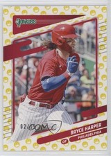 2021 Panini Donruss Variation Mask Emoji 2/19 Bryce Harper (Running) #173 0j4n