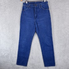 Vintage Wrangler Jeans Womens 11x34 Cowboy Cut Denim 13MWZG Rodeo 80s Made USA