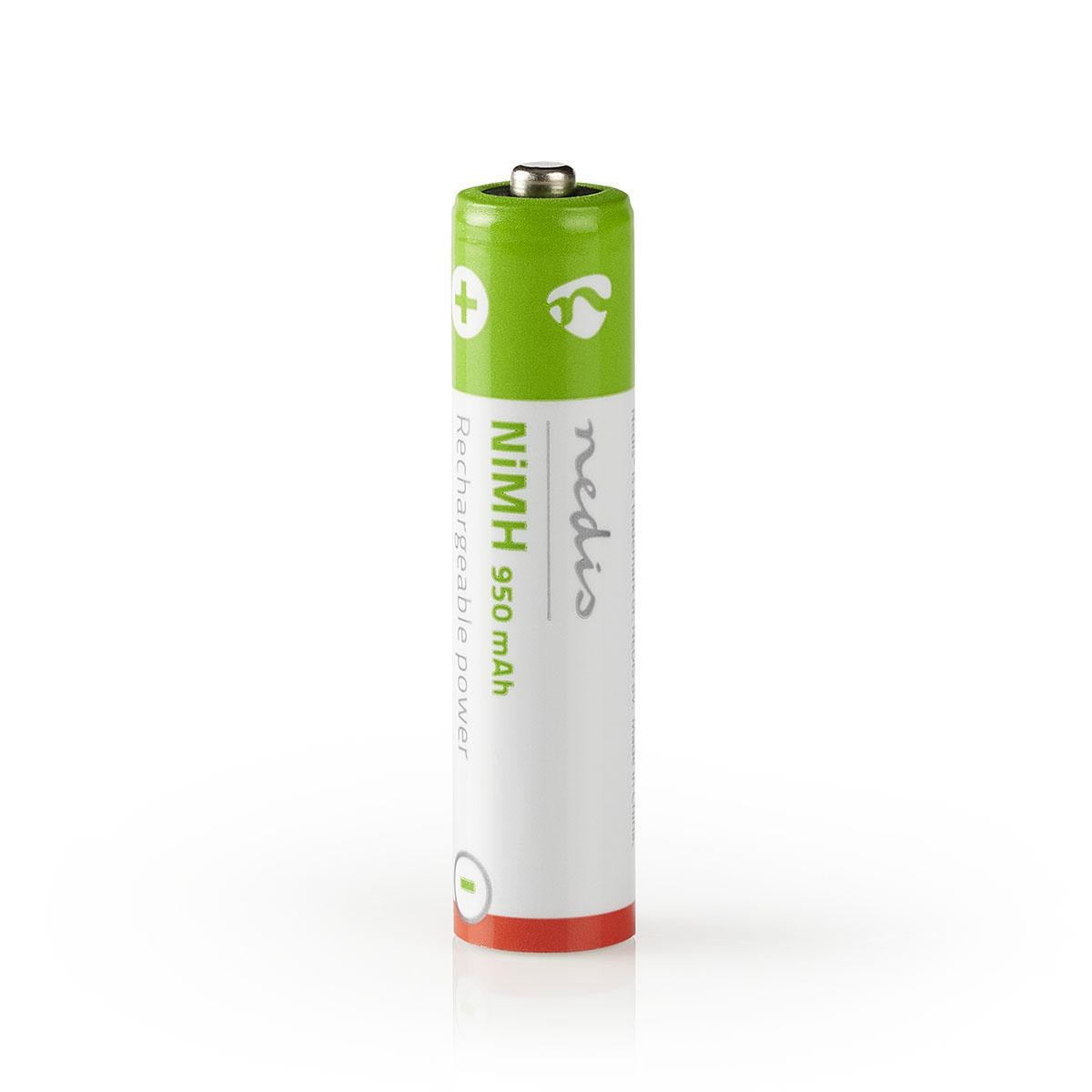 Piles rechargeables AAA 950mAh Nedis haute capacité longue autonomie