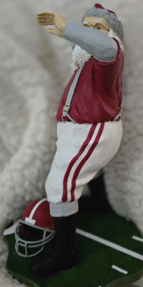 De colección Univ of Alabama Football Gameday 8" Navidad Santa Memory Company 1998 Foto 2 de 4