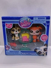 Littlest Pet Shop Gen 7 Pet Pairs Jump N’ Joy Poodle Husky Dogs #88 #89 NIB