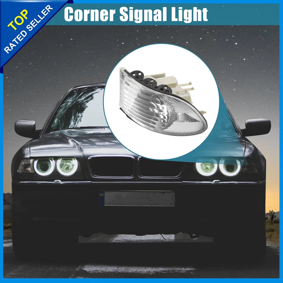 Par de luces de señal de giro lámpara de señal de esquina para BMW E38 serie 7 1999-2001 Foto 2 de 4