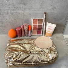 NEW ULTA BEAUTY COLLECTION '24 Holiday 9-Piece Makeup set W/Gold ZipperBeautyBag