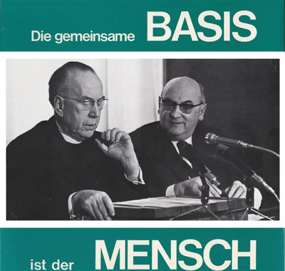 Franz König Die Gemeinsame Basis Ist Der Mensch +BOOKLET NEAR MINT Vinyl LP