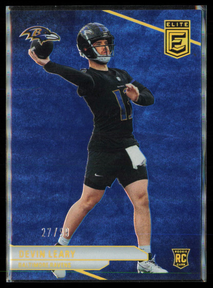 2024 Donruss Elite Devin Leary Blue #/99 #199 RC