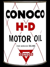 CONOCO Heavy Duty HD Motor Oil NEW METAL SIGN: 9x12" Ships Free