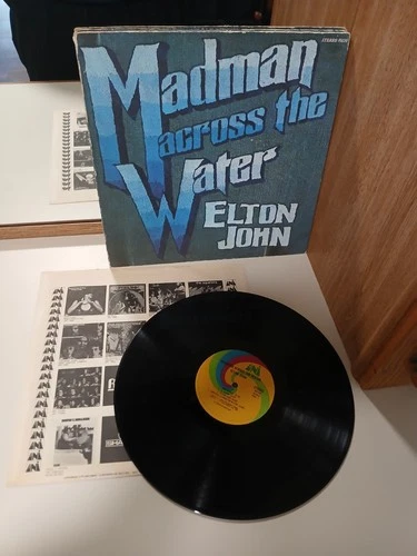 Elton John Madman Across the Water Vinyl LP Record, 1971, McA-2016