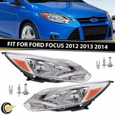 For 2012 2013 2014 Ford Focus Halogen Factory Headlights Assembly Lhrh W Bulbs For 2012 2013 2014 Ford Focus Halogen Factory Headlights Assembly Lhrh W Bulbs