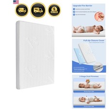 Breathable 41x29 Portable Mattress for Pack N Play - Waterproof  Hypoallergenic