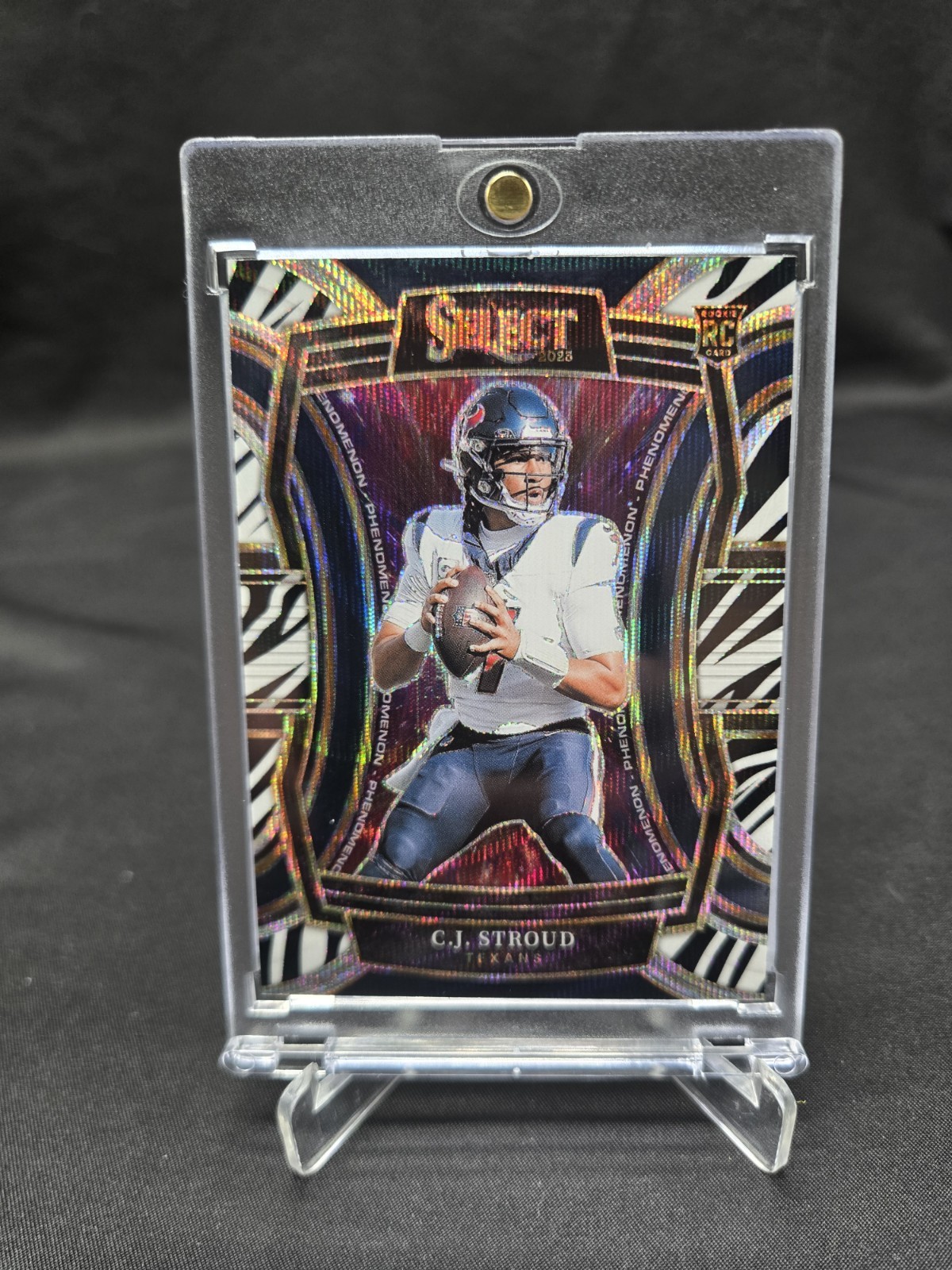 2023 Select CJ Stroud Rookie Zebra Phenomenon 🦓🔥🔥 Case Hit SSP MINT