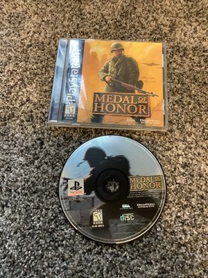 Medal Of Honor Ps1 PlayStation Works Tested Authentic Black Label