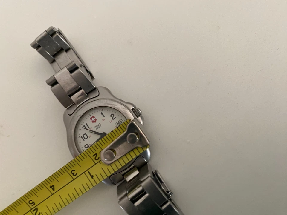 Victorinox /Swiss Army Officer's 1884 Uhr Edelstahl neue Batterie Y2K - Bild 3 von 4