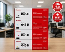 Original Canon 046H Toner Set 4-Pack High Yield Laser Printing FREE Shipping