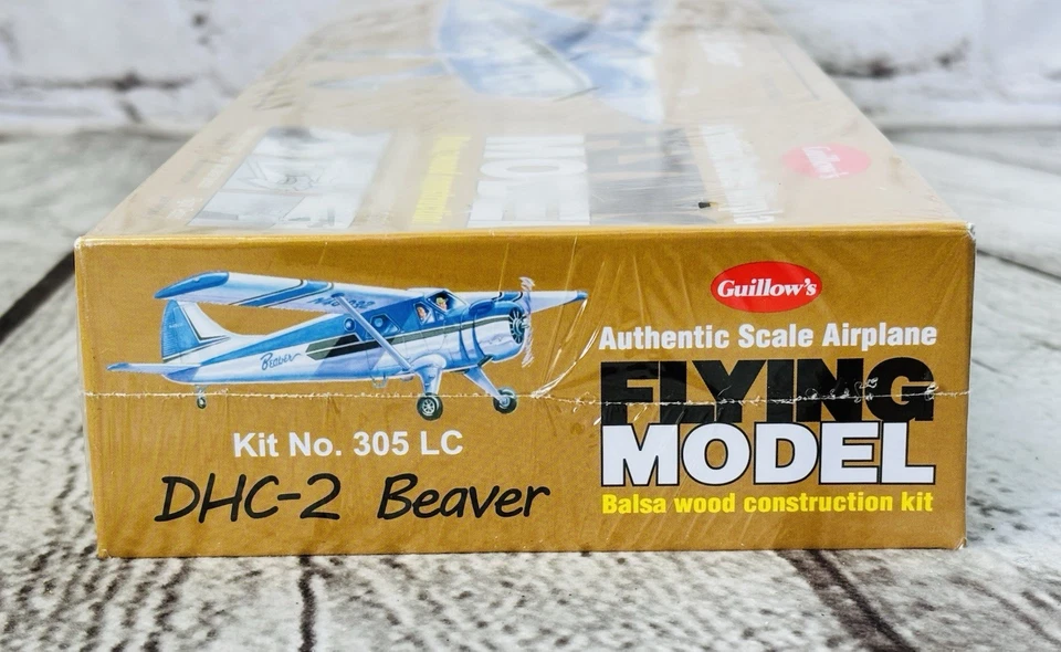 Guillow's Model Kit DHC-2 Beaver SW Rubber Power Motor New Sealed - Image 4 of 4