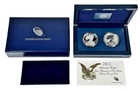 US 2012 S San Francisco 2 Coin American Silver Eagle Set Box COA Proof Rev Proof