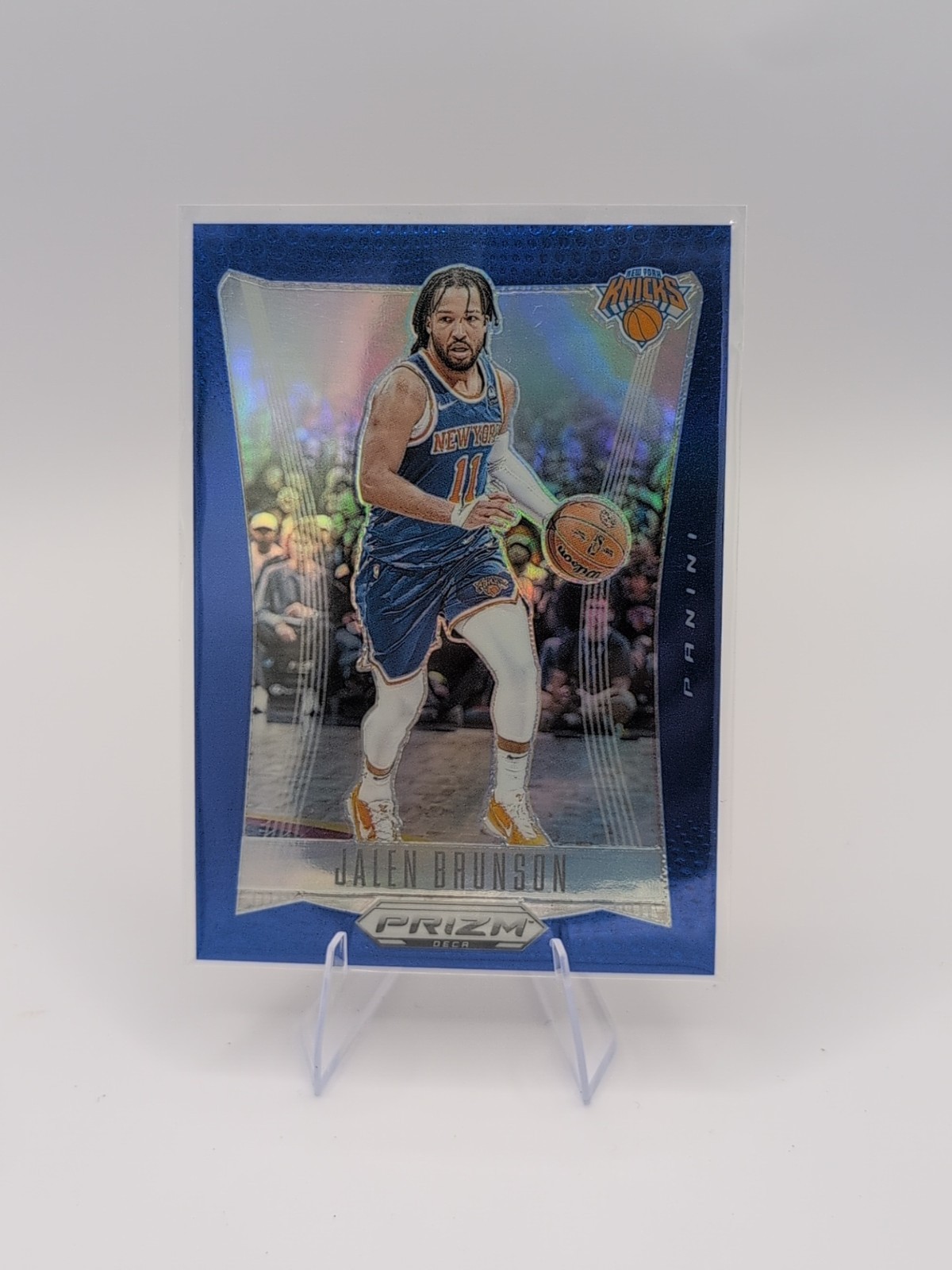 JALEN BRUNSON 2023-24 PANINI PRIZM DECA BASKETBALL BLUE KNICKS /149