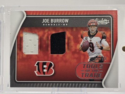 2021 Panini Absolute - Tools of the Trade Double Joe Burrow #TTD31 /99 (MEM)