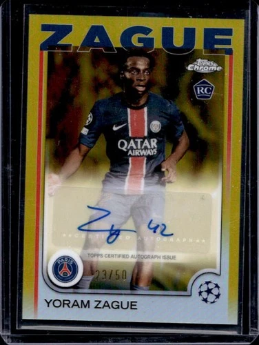 2024 Topps Chrome Yoram Zague Refractor
