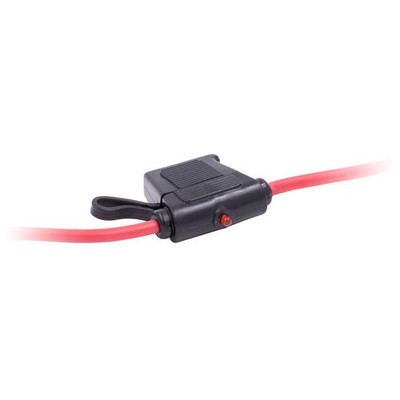 Install Bay LPM-04B-I-12R In-line Fuse Holder With Indicating LEDs - Mini Fuses
