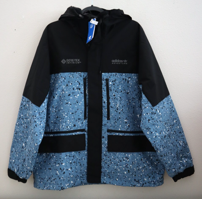 Adidas HK5019 Men Sz M Multi Adventure Winter Allover Print GORE
