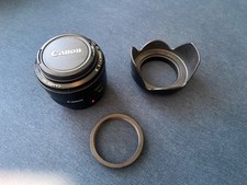 Canon EF 50mm F/1.8 II Standard Lens - Excellent condition with/hood and adaptor