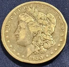 1900 O MORGAN SILVER DOLLAR  VF Condition #13