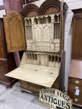 61715 Custom Made Secretary Desk with Super Interior