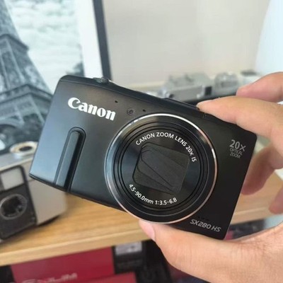 Canon PowerShot SX280 HS 12.1MP 20x Optical Zoom Black Digital Camera English