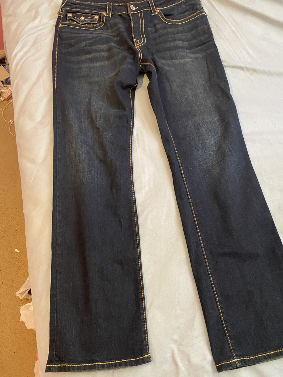 True Religion World Tour Section Row Seat Yellow Stetch Mens