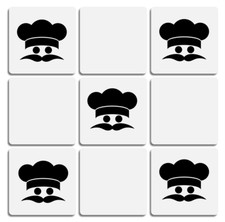 Chef Wall Tile Stickers Kitchen Restaurant Decoration Cafe Wall Tile Decals