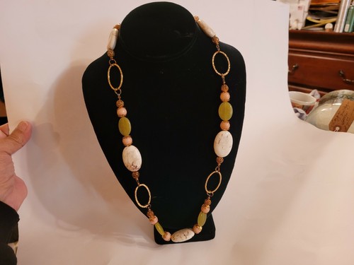 Collana Boho E Orecchini Abbinati Possibilmente Fatto A Mano Oggetto Immobiliare - Foto 2 di 8