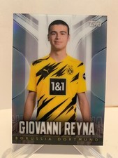 Topps Chrome BVB Collection 2020/21 Transcendent Base Giovanni Reyna Holo 04/25