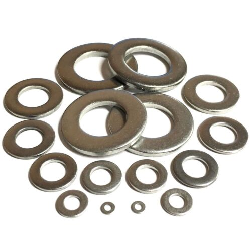 M3 M4 M5 M6 M8 M10 M12 M16 M20 MARINE GRADE A4 Edelstahl FORM A Unterlegscheiben flach 316 - Bild 8 von 8