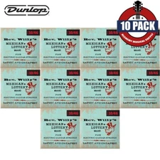 10-PACK Dunlop RWN1046 Rev Willy's Lottery Brand Electric Guitar Strings 10-46