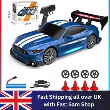 1/24 Rc Drift Car High Speed 4WD Adjustable Lights Remote Rechargeable Kids Gift