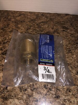 American Valve G31Sl 3/4" Lead-Free Brass Spring Loaded In-Line Check Valve With Fip Threaded Ends, 3/4-Inch (611918102054)