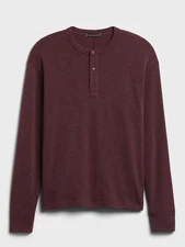 BANANA REPUBLIC Double-Knit Henley #744257