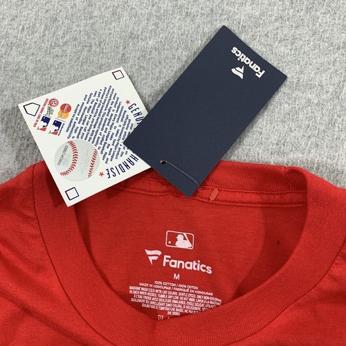 MLB St. Louis Cardinals T Shirt Mens Medium USA Red Fanatics Short Sleeve - Picture 12 of 18