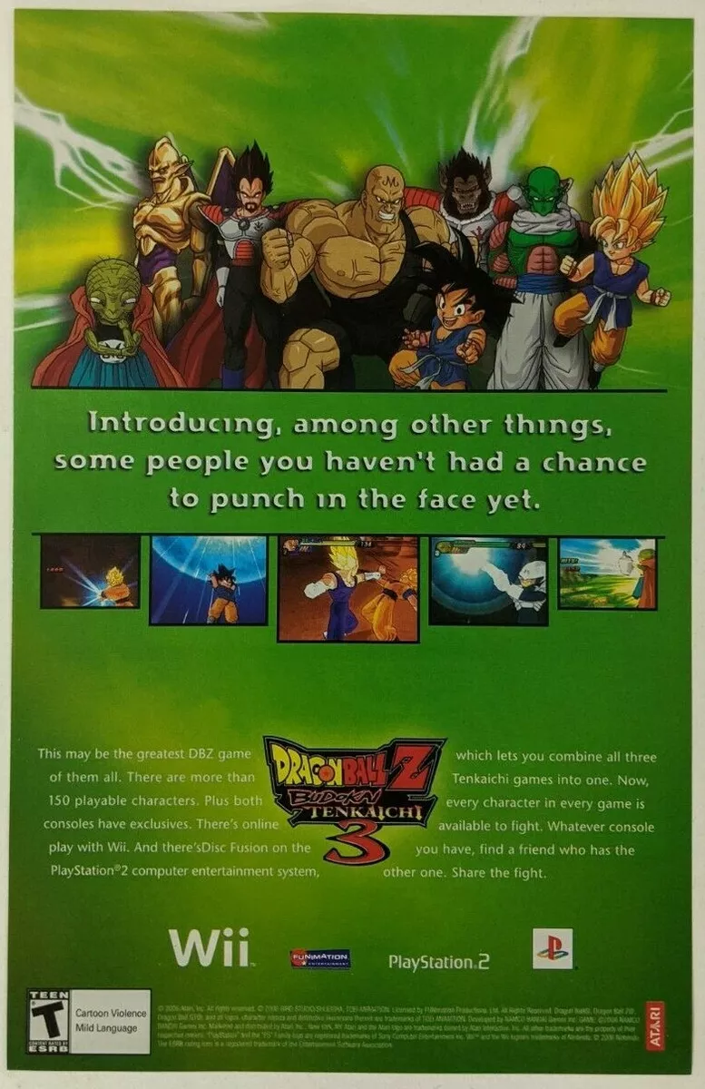 Dragon Ball Z Budokai Tenkaichi 3