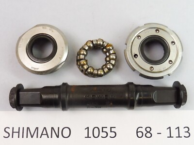 Shimano 1055 ( 68 - 113 ) Innenlager mit britischem Gewinde / NOS L'eroica