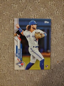 BO BICHETTE 2020 Topps Series One #78 Base RC Rookie